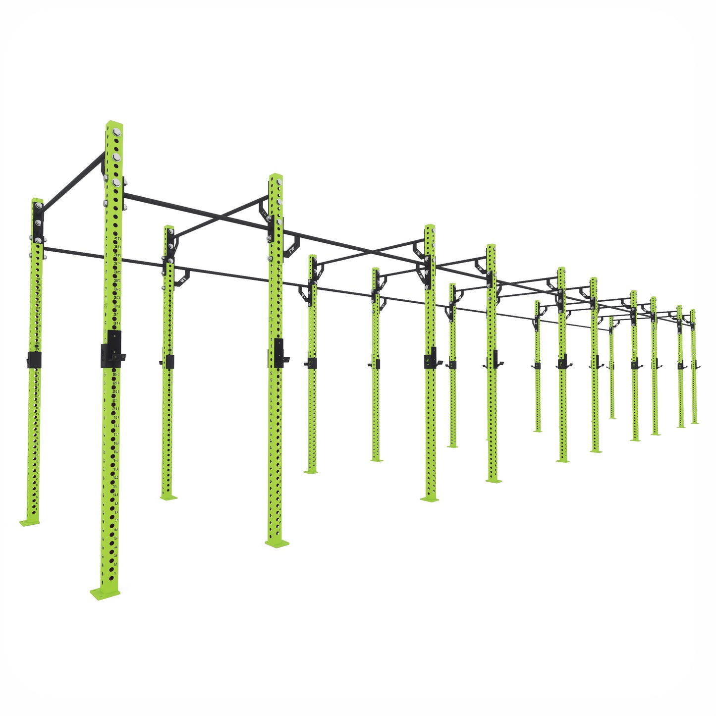 Pro Free Standing Gym Rig 10 Bay Green