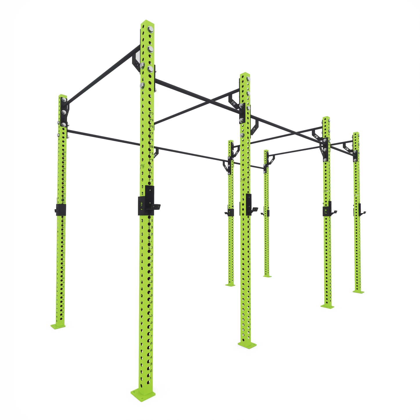 Pro Free Standing Gym Rig 4 Bay Green
