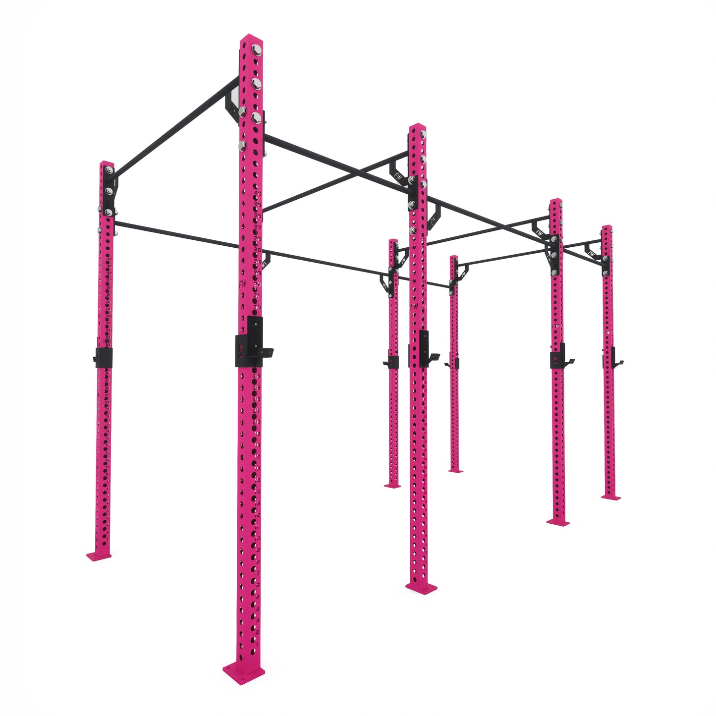 Pro Free Standing Gym Rig 4 Bay Pink