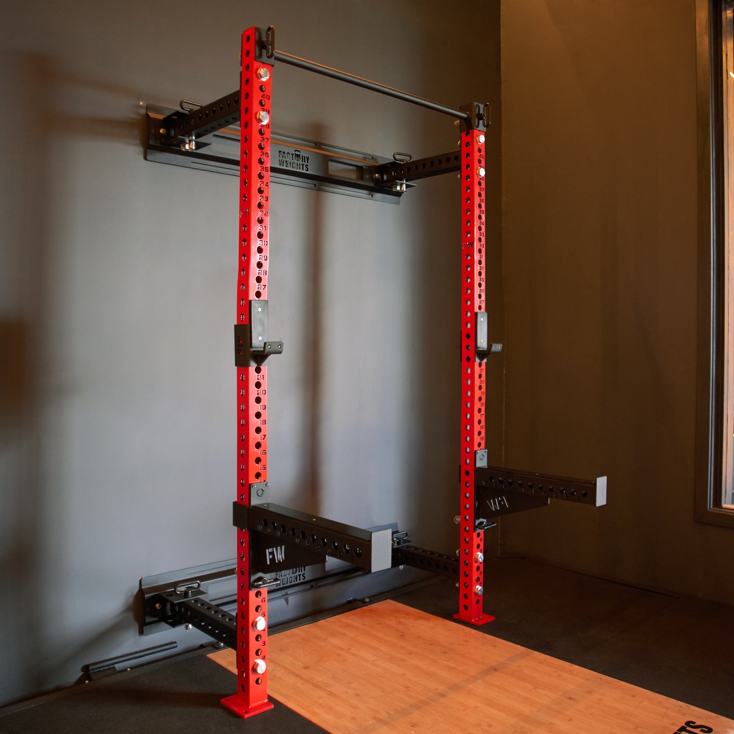 Tall Folding Wall Rack