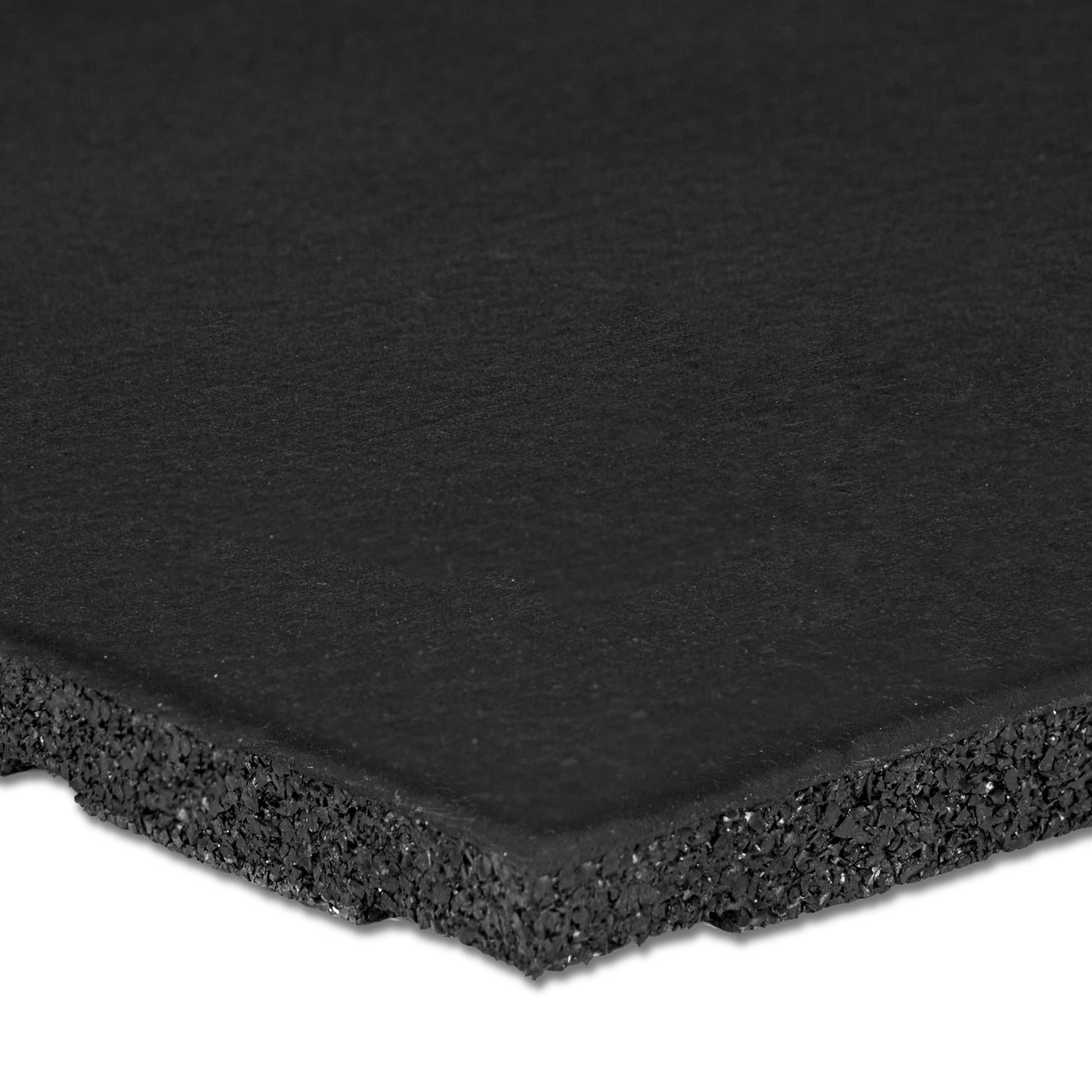 1m x 1m 20mm Black Immortal Gym Flooring Tiles