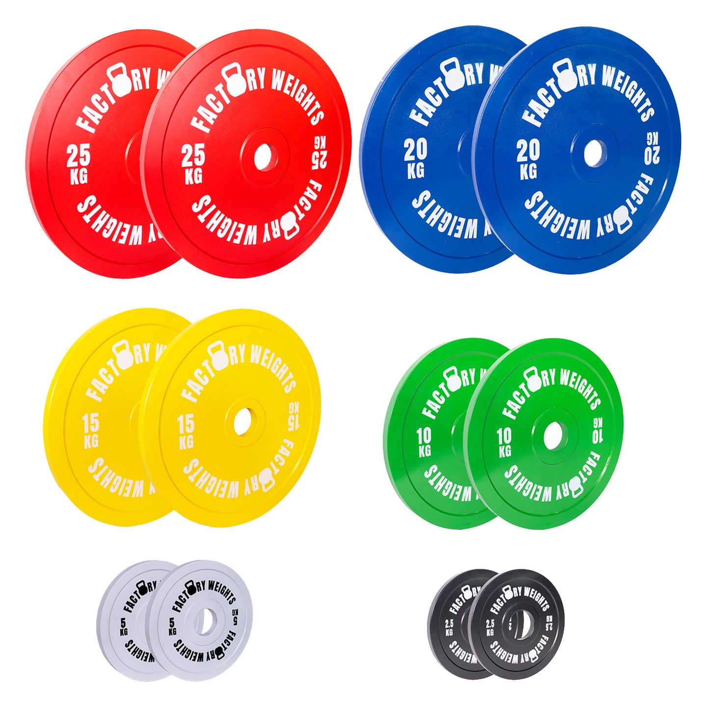 155kg Calibrated Plate Set
