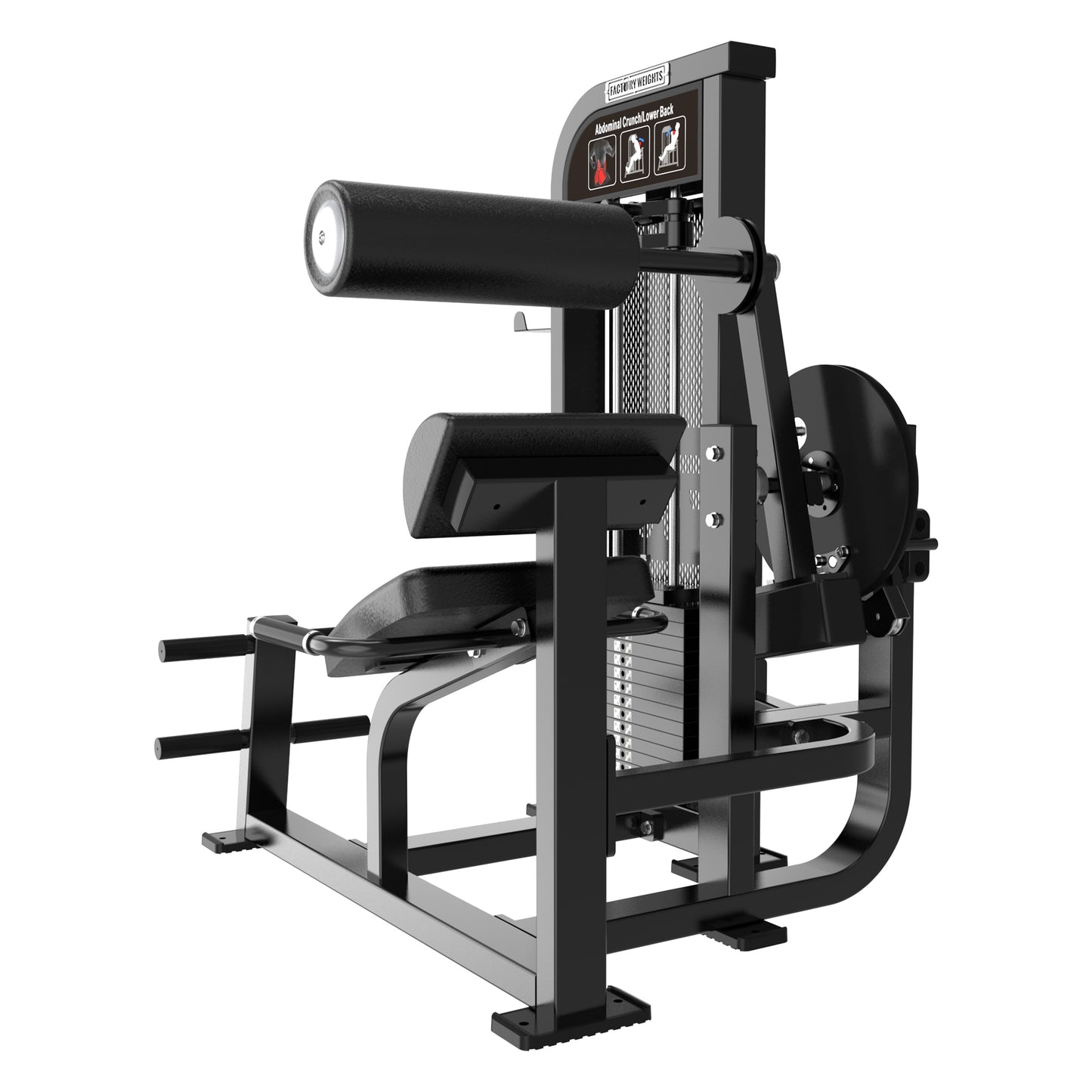 Core Series 120kg Pin-Selected Abdominal Crunch/Back Extension