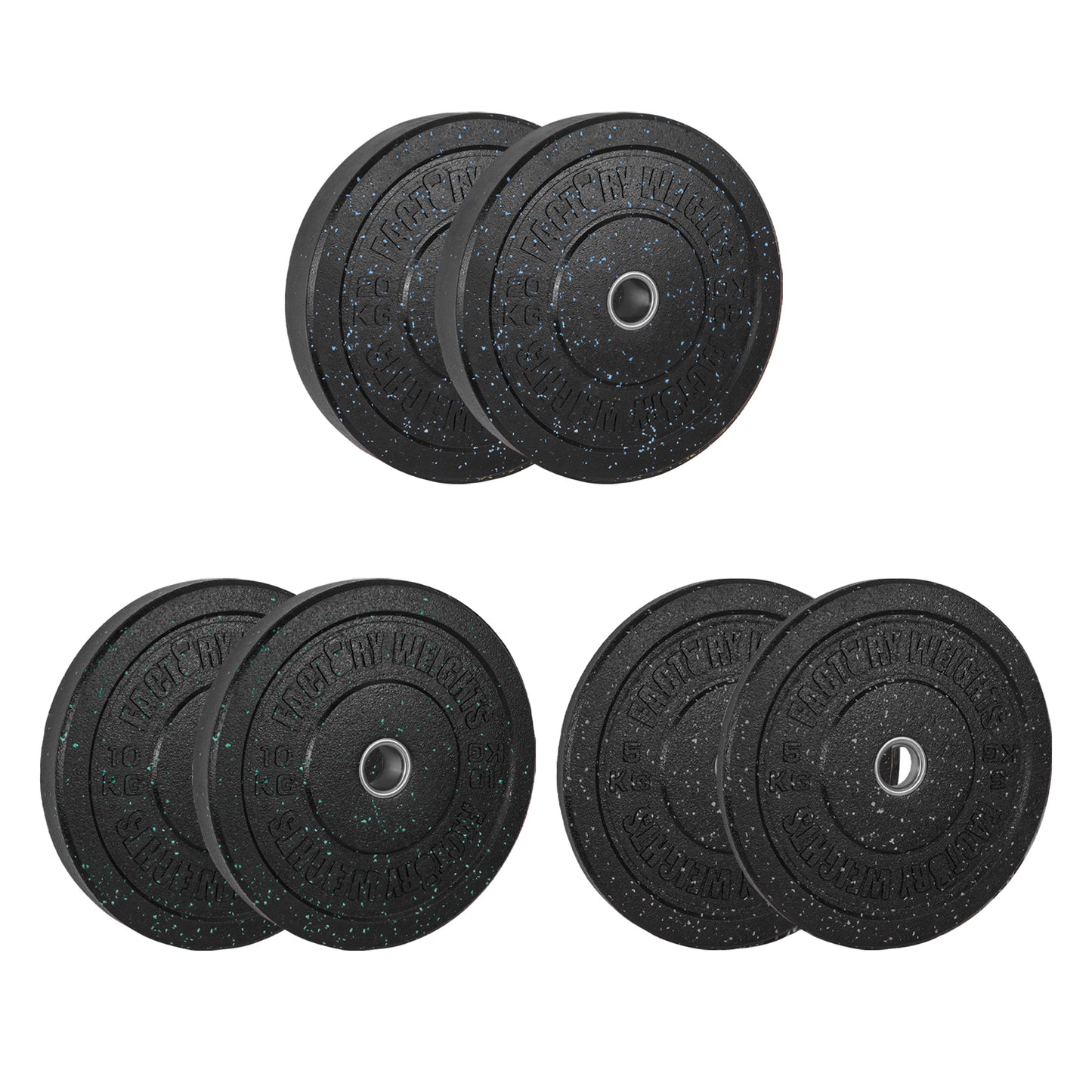 70kg Crumb Bumper Plate Set