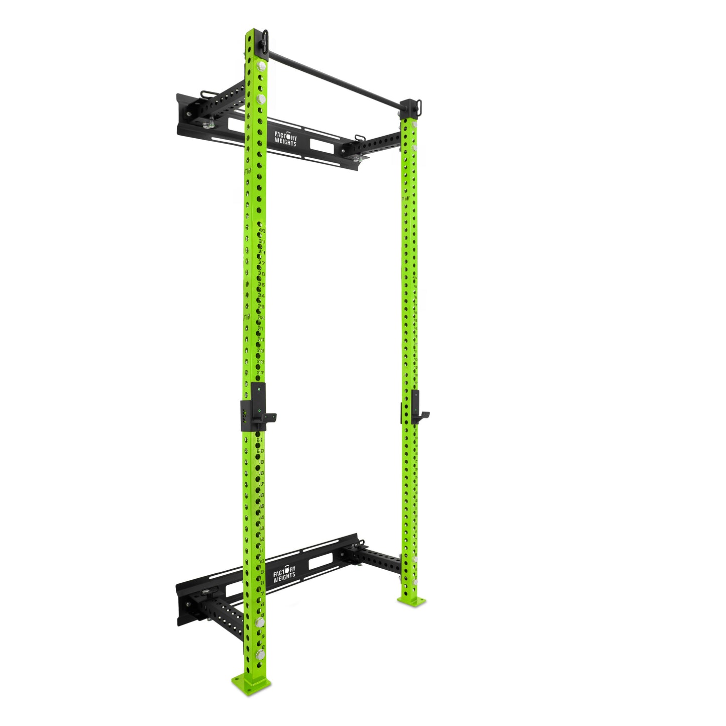 Tall Folding Wall Rack Green No