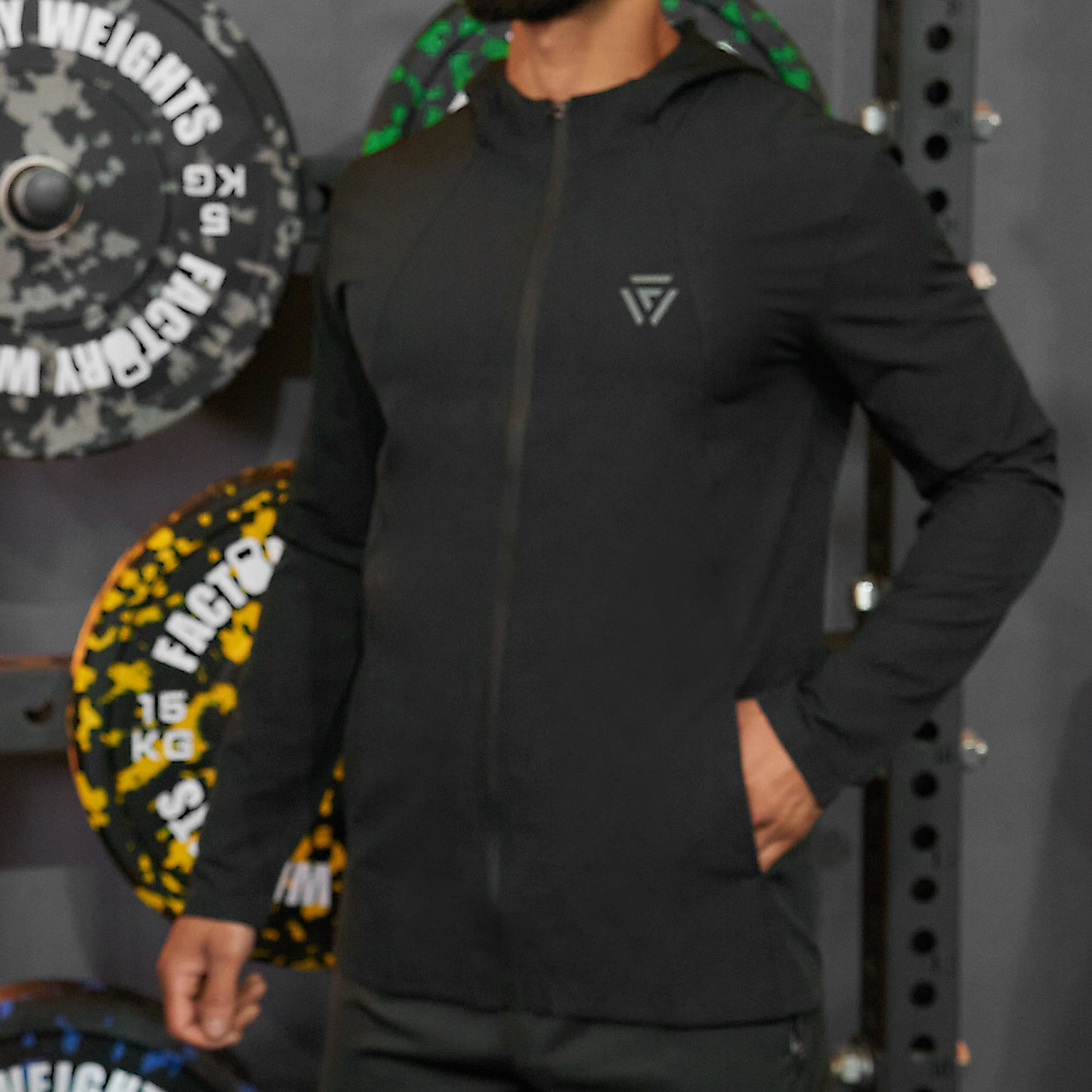 Clearance Slim Fit FW Atom Jacket - Black