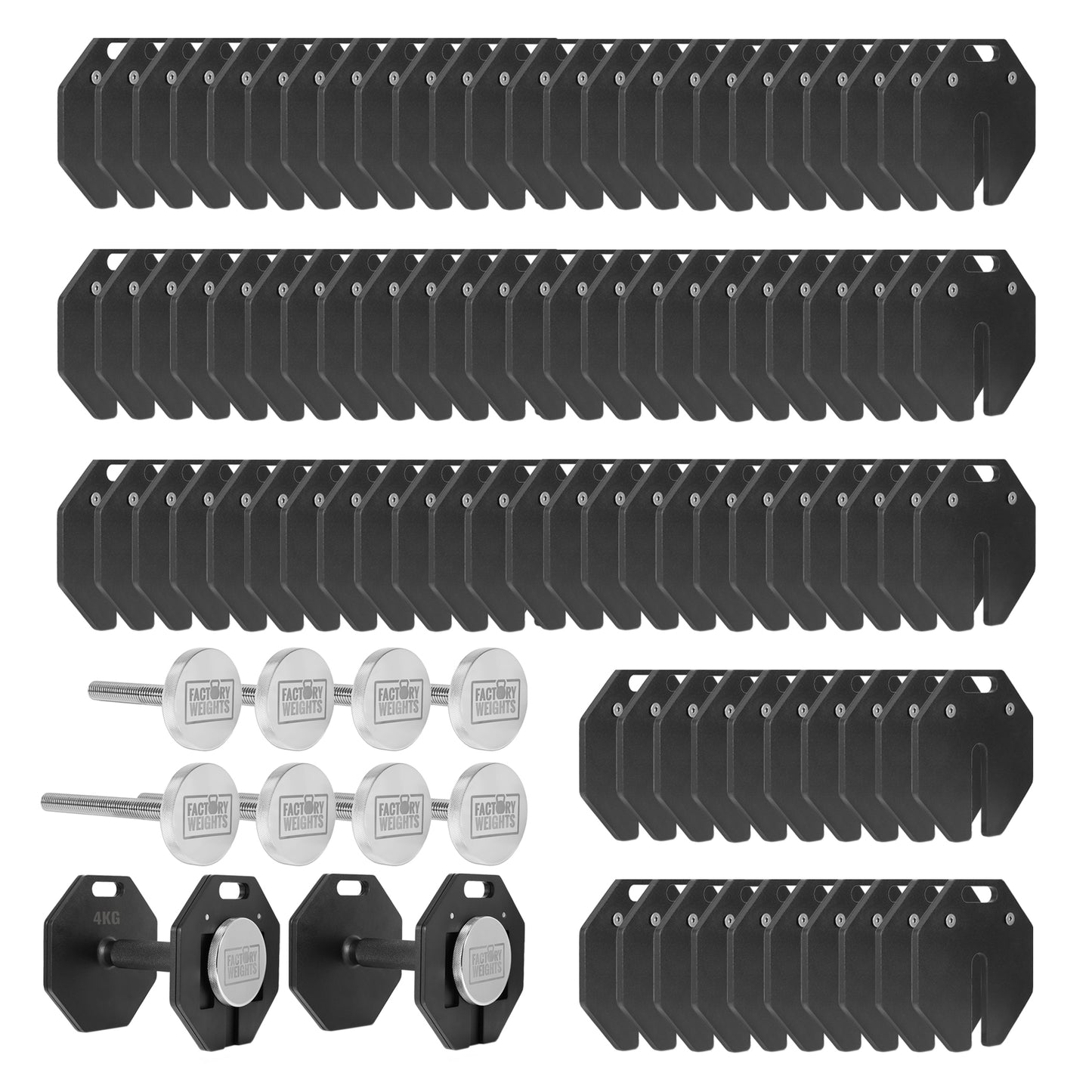 Nexus Adjustable Dumbbells x2