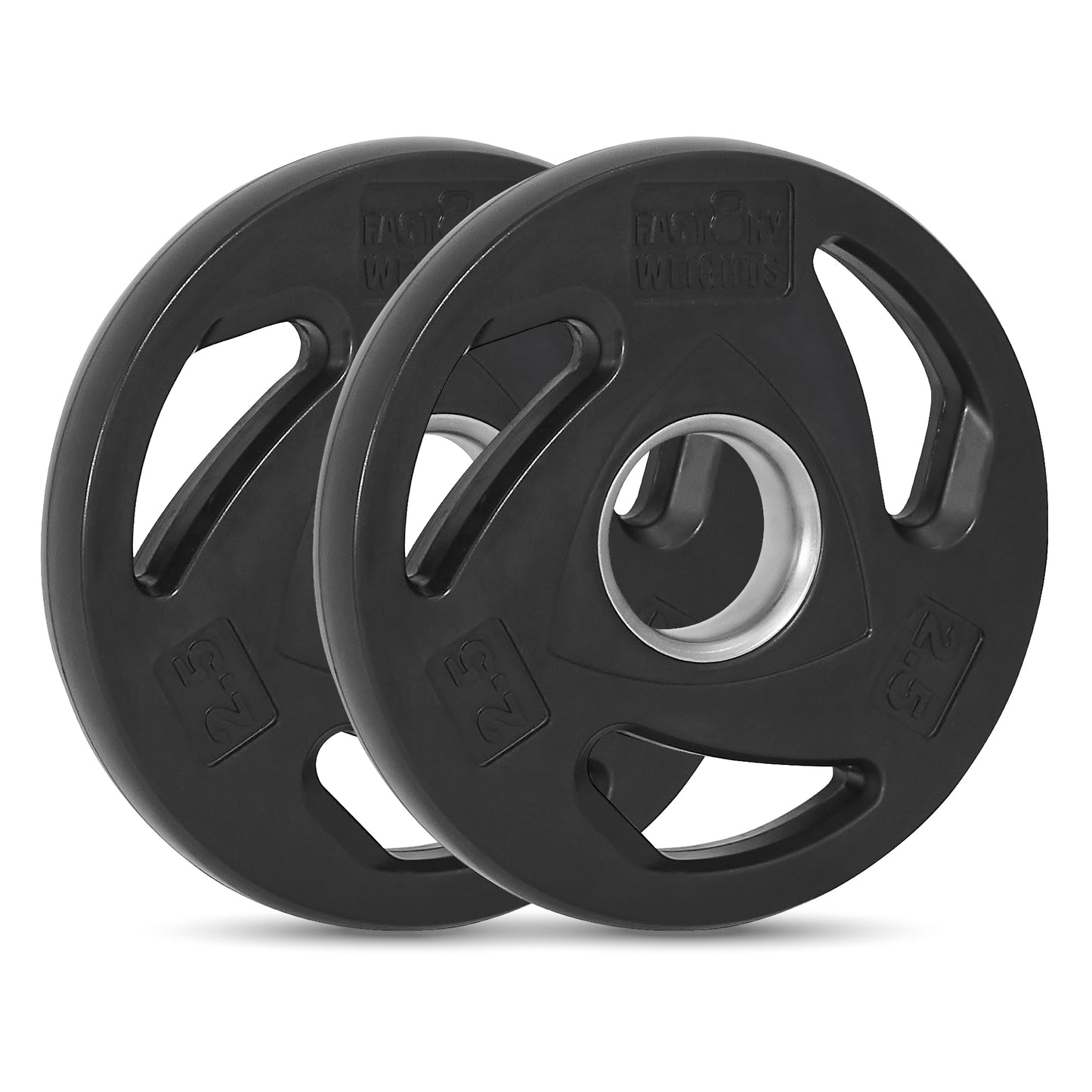 Rubber Weight Plates (Pair) 2 X 2.5KG