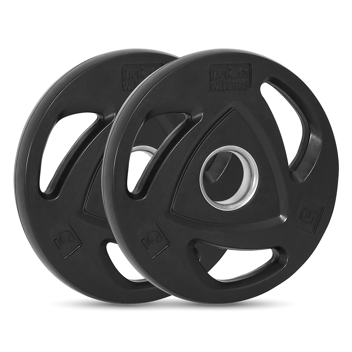 Rubber Weight Plates (Pair) 2 X 5KG