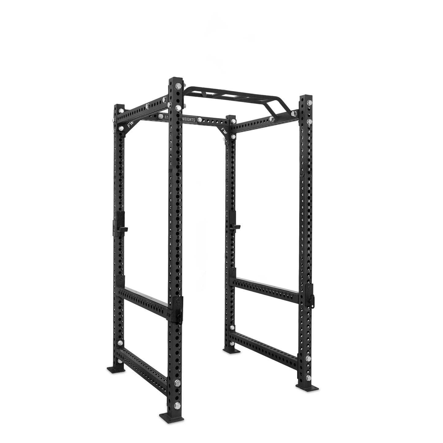 Regular Power Rack Black Monkey Bar Flip Down Safety Bars