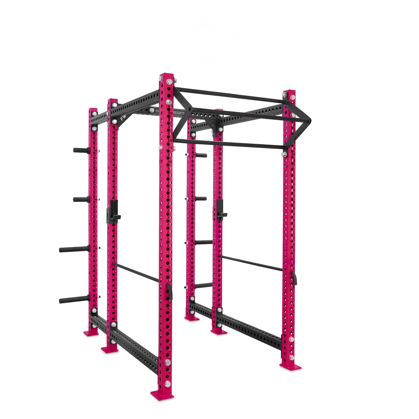 Regular Power Rack with Storage Pink Filthy North Bar Safety Bars