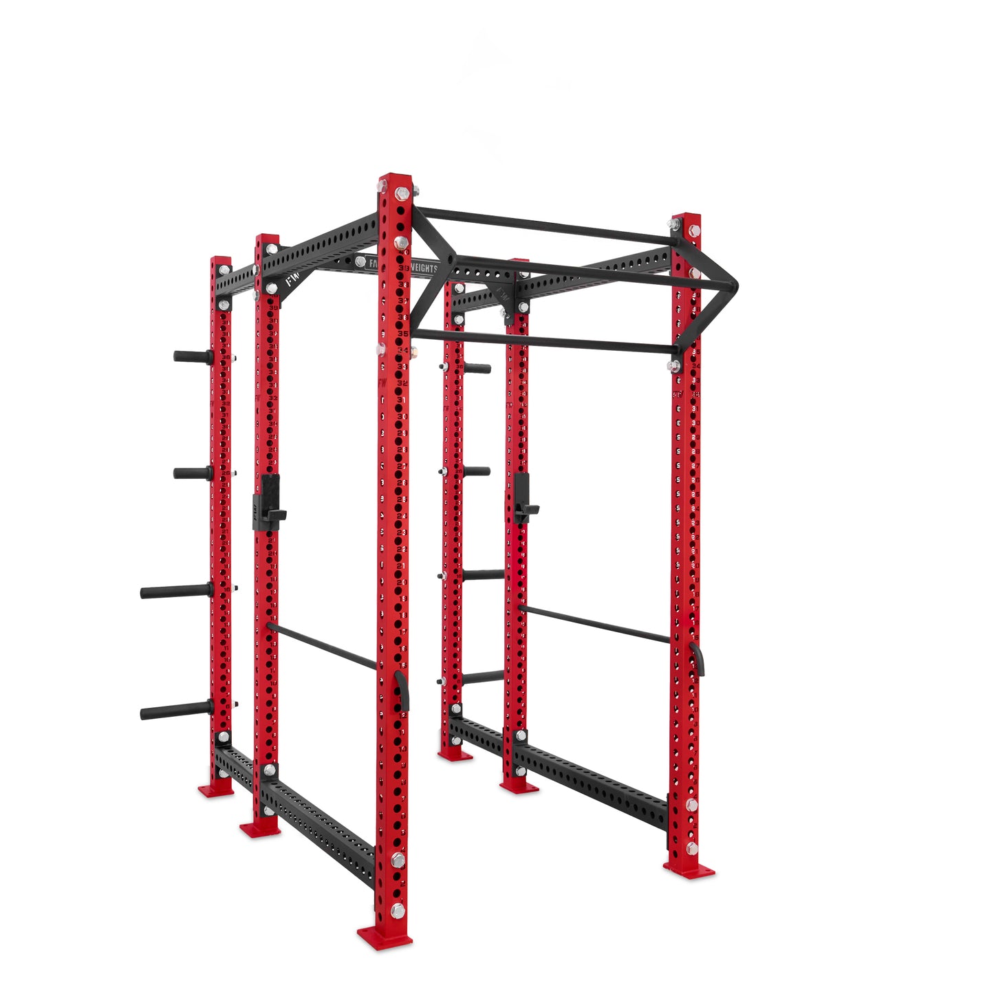 Regular Power Rack with Storage Red Filthy North Bar Safety Bars