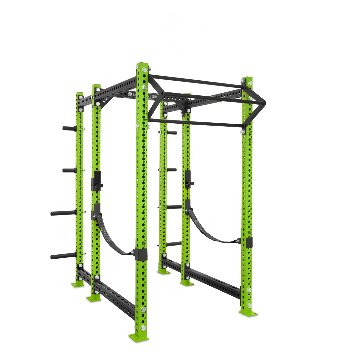 Regular Power Rack with Storage Green Filthy North Bar Webbed Catchers