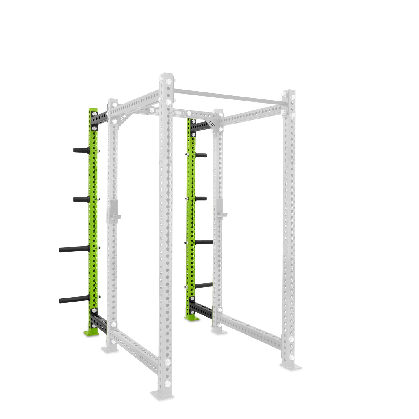 Power Rack Plate Storage Green 195cm