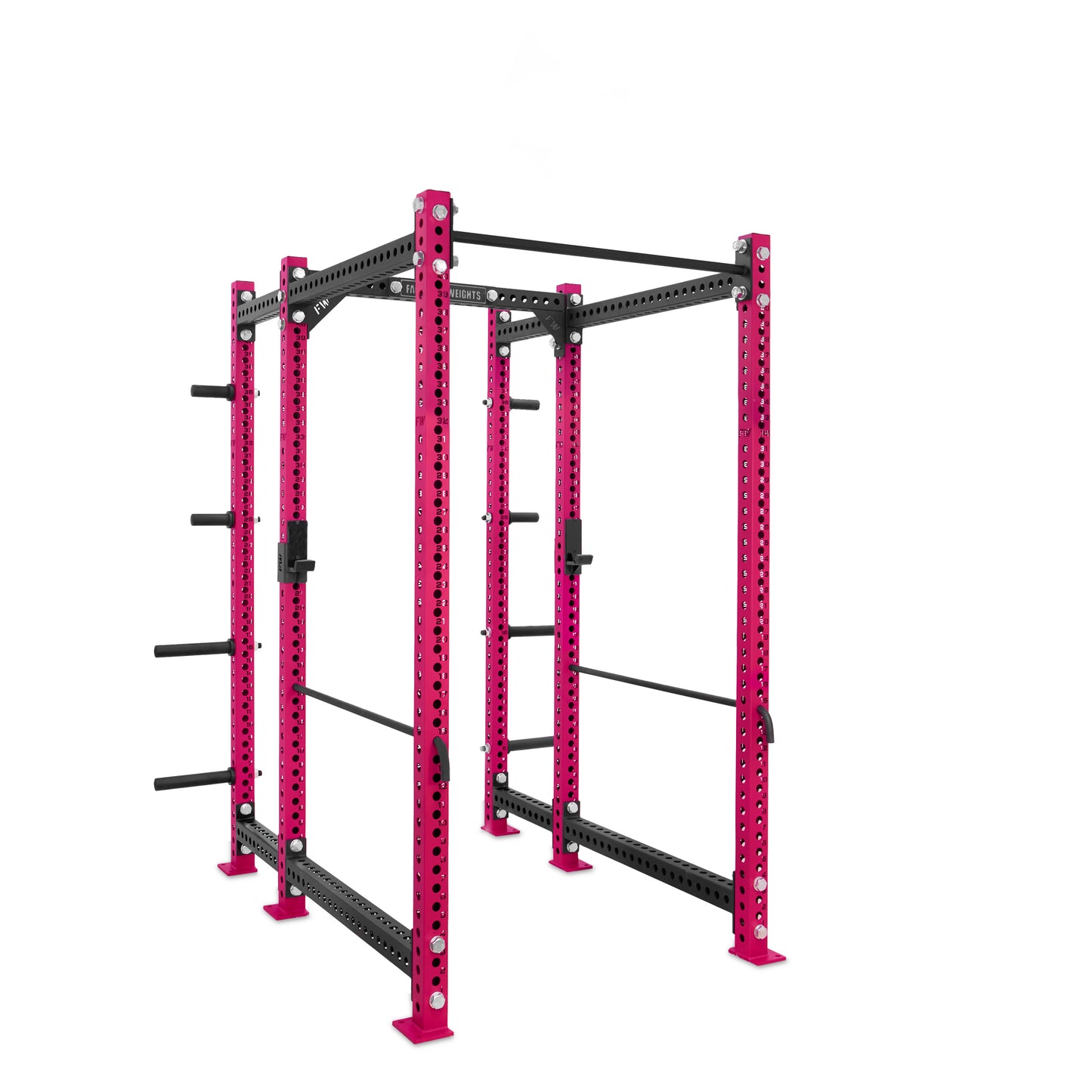 Regular Power Rack with Storage Pink Standard Bar Safety Bars