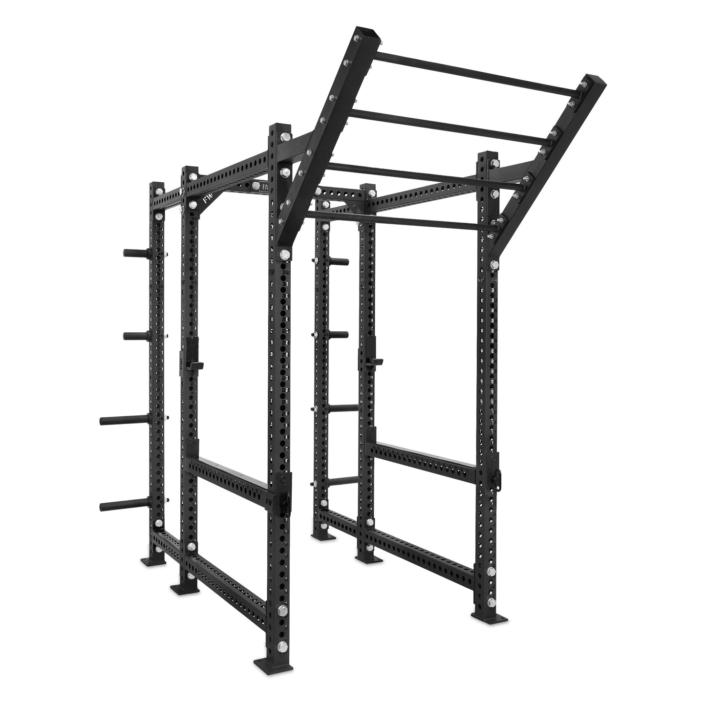 Regular Power Rack with Storage Black Level Up Bar Flip Down Safety Bars