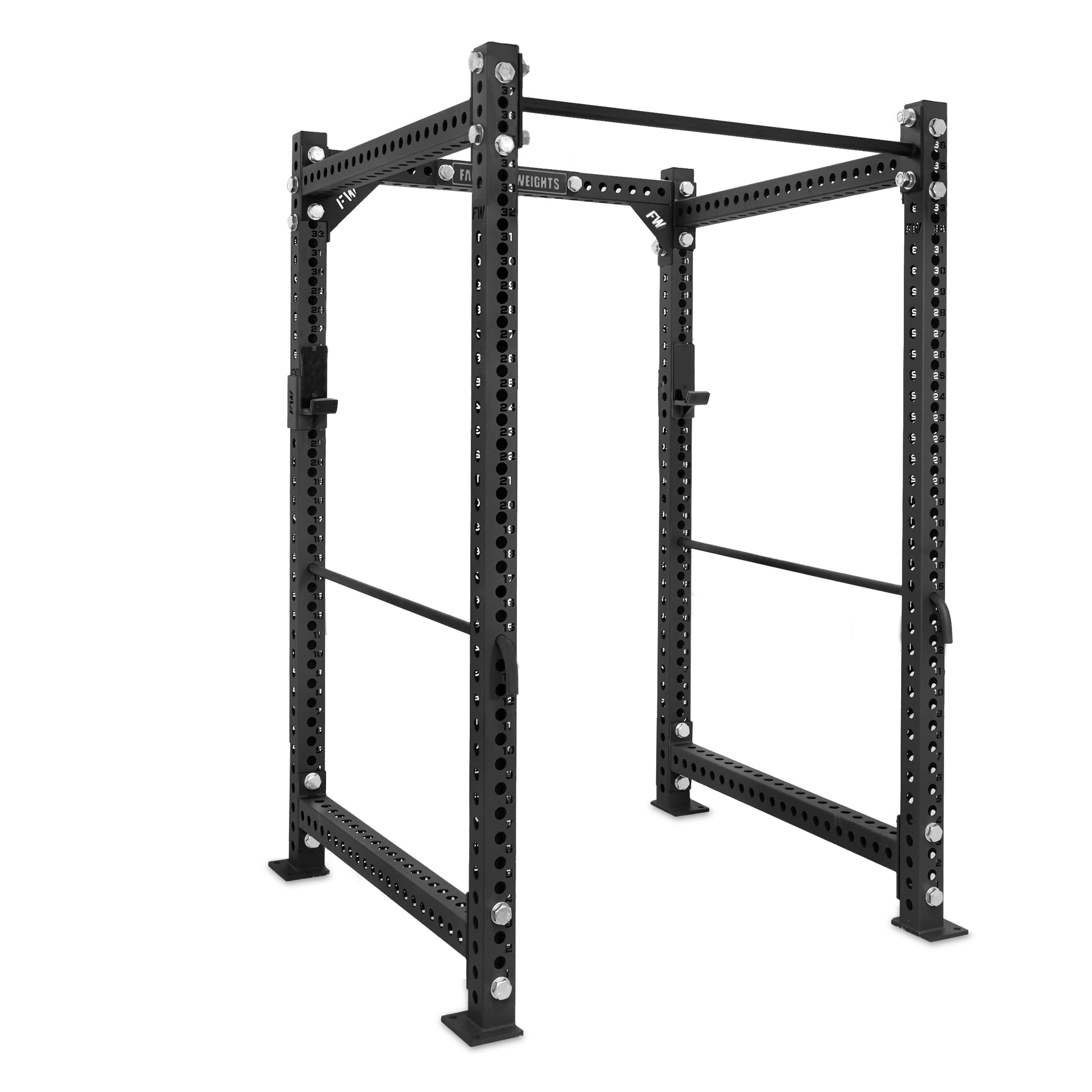 Short Power Rack Black Standard bar Safety Bars