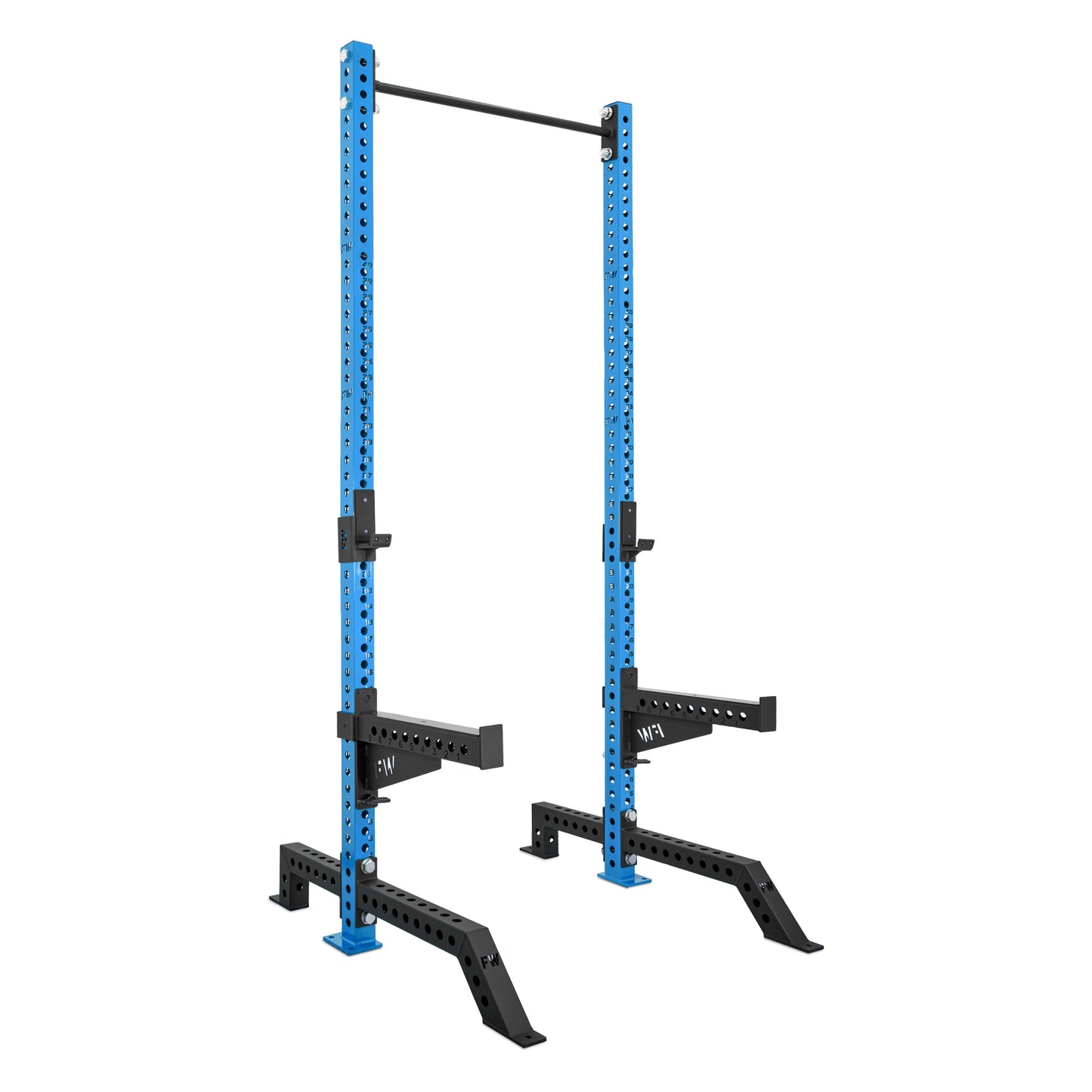 Tall Squat Rack Blue Spotter Arms No