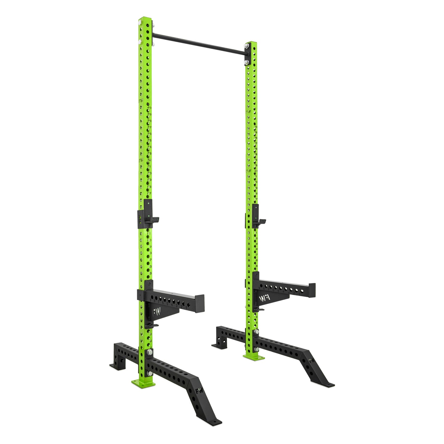 Tall Squat Rack Green Spotter Arms No