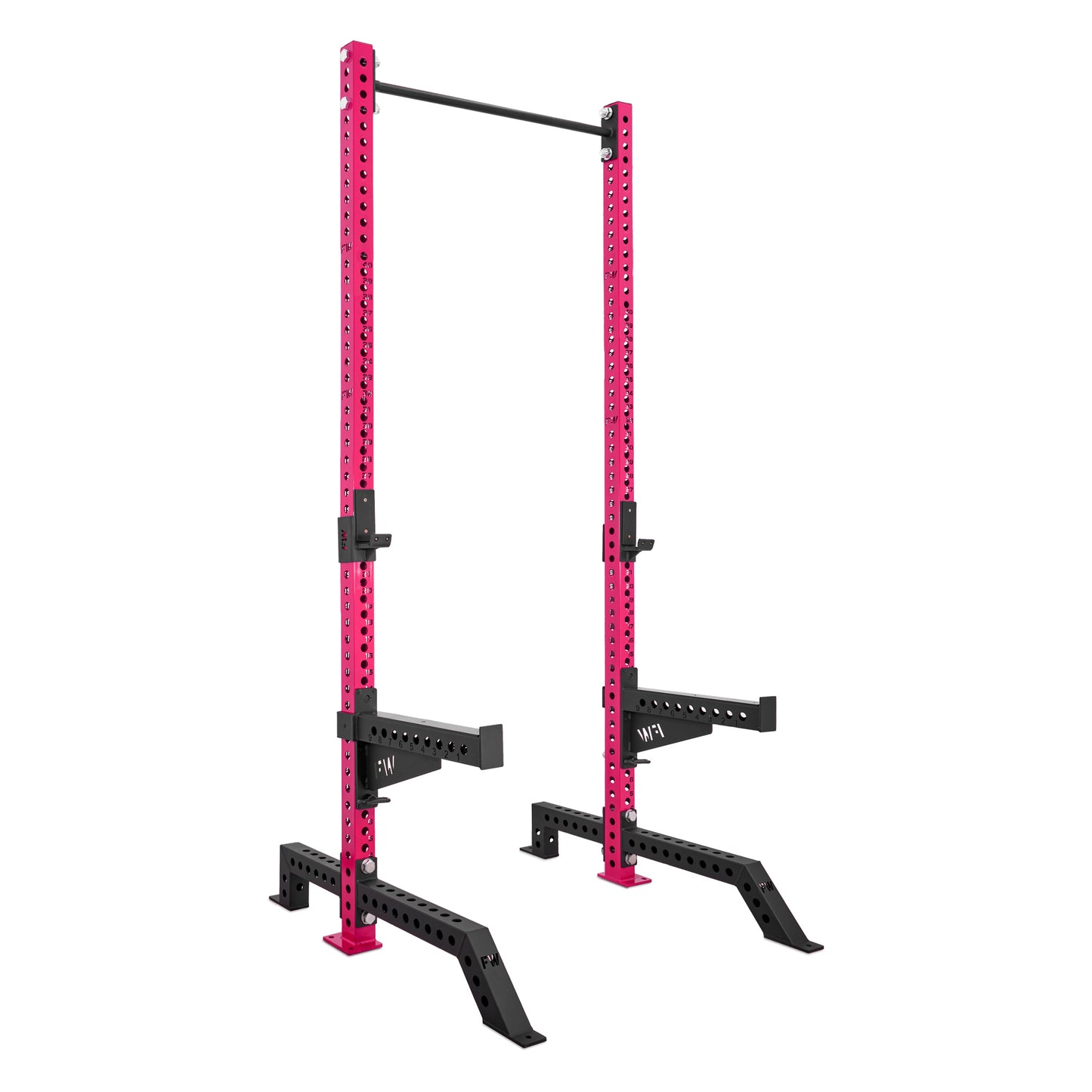 Tall Squat Rack Pink Spotter Arms No