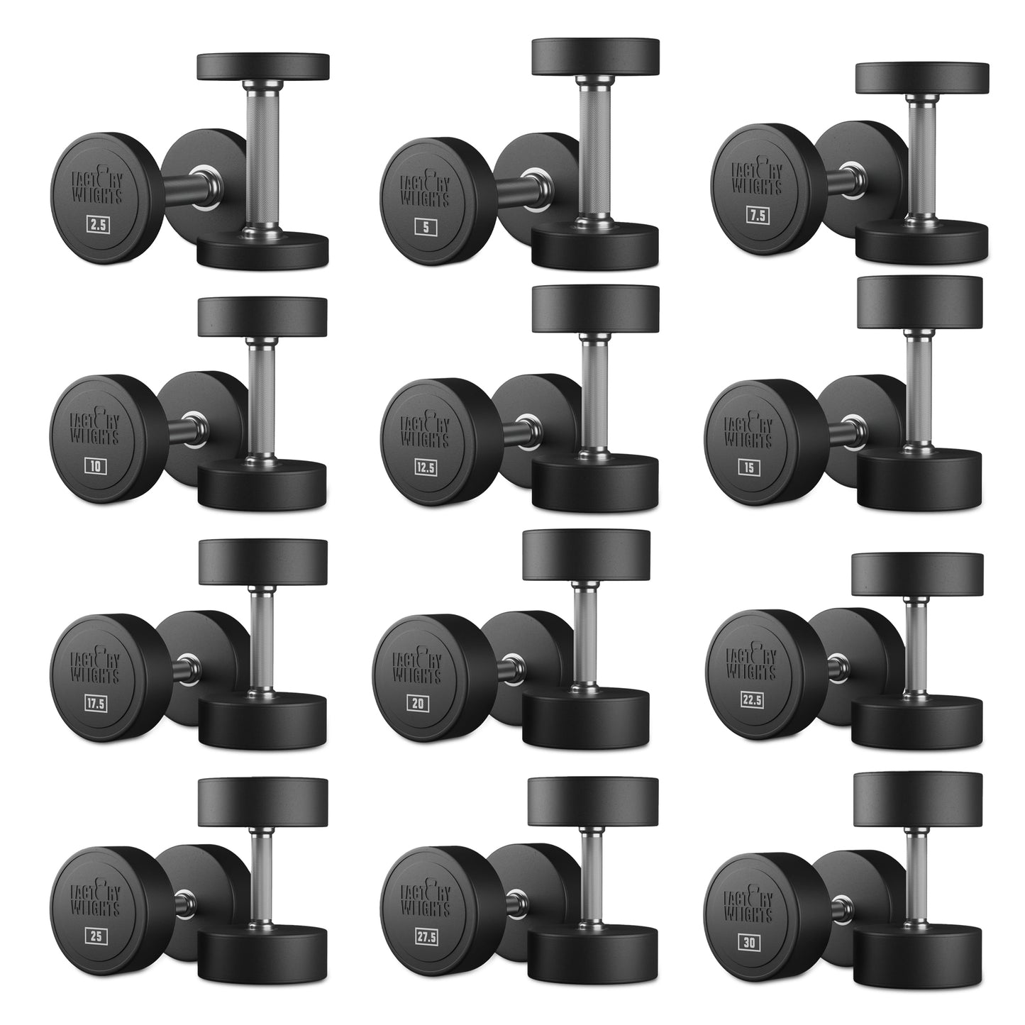 Commercial Urethane Dumbbells (Pair)
