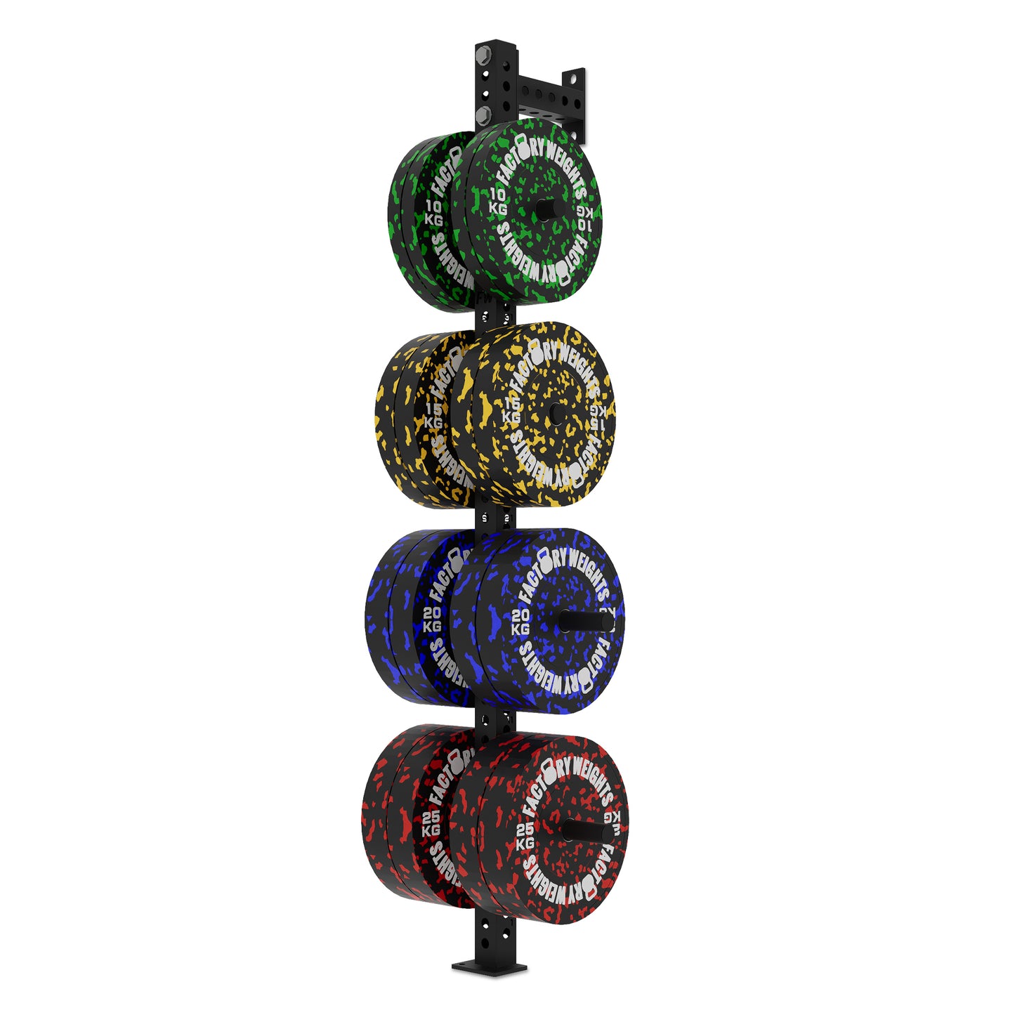 Wall Mounted Plate Storage Column