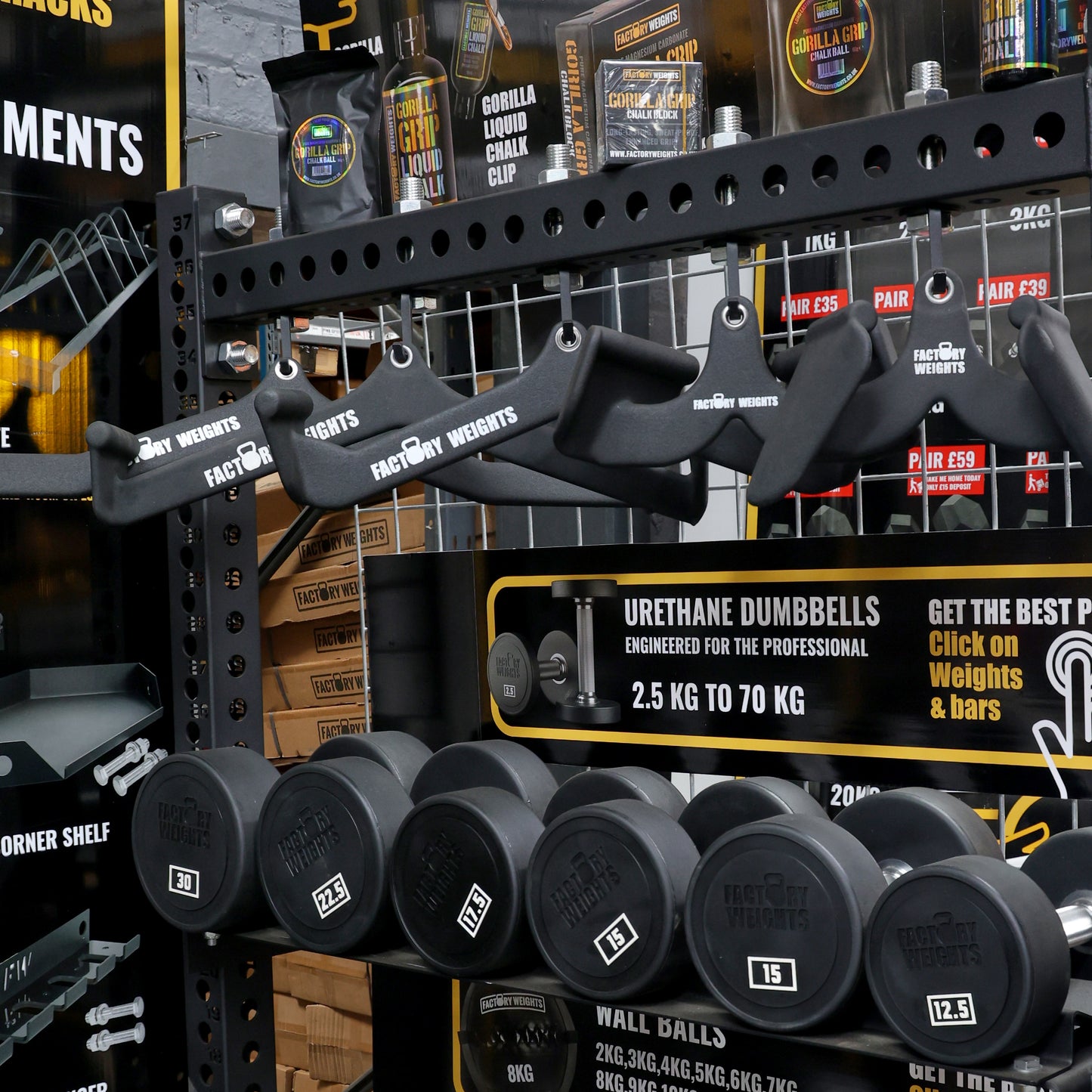 Max grip pulldown lat handles 5 Piece