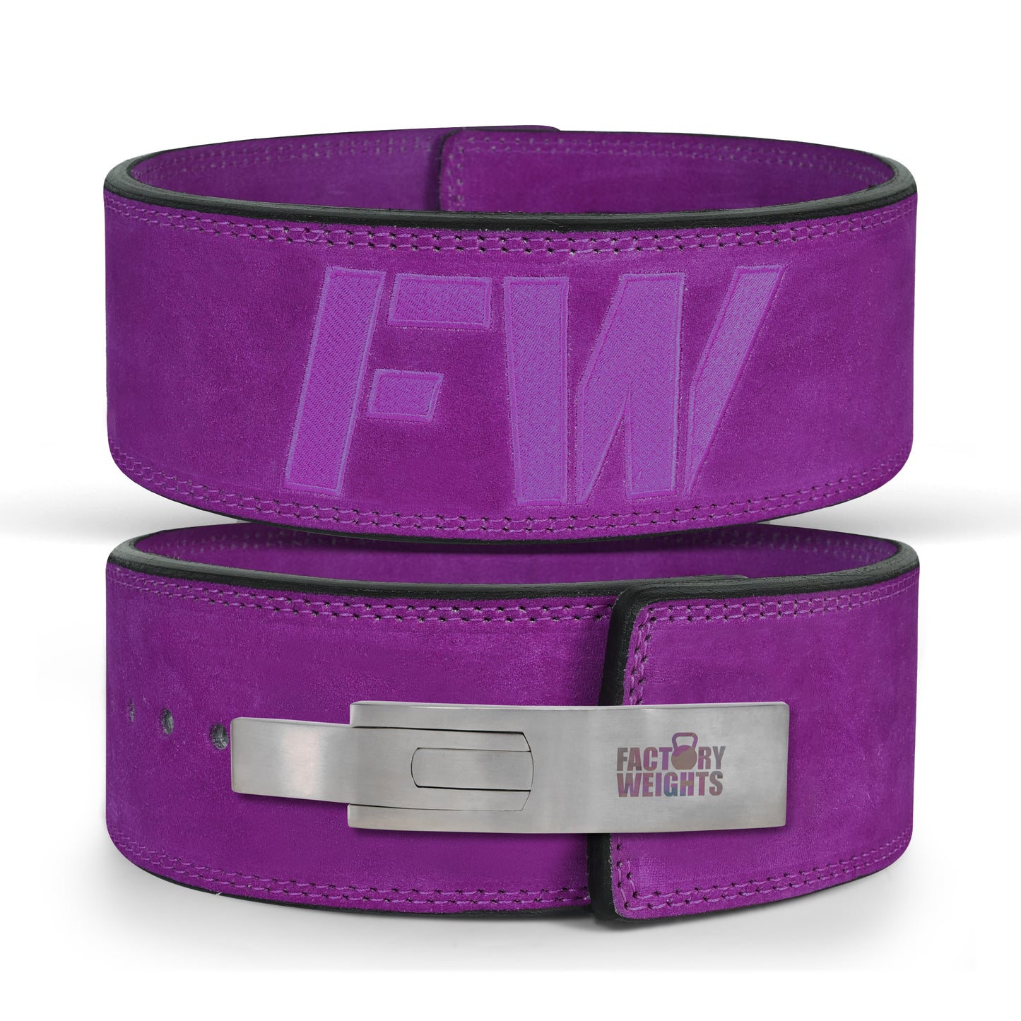FW Lever Power-Lifting Belt - Purple Small Steel (additional £10)