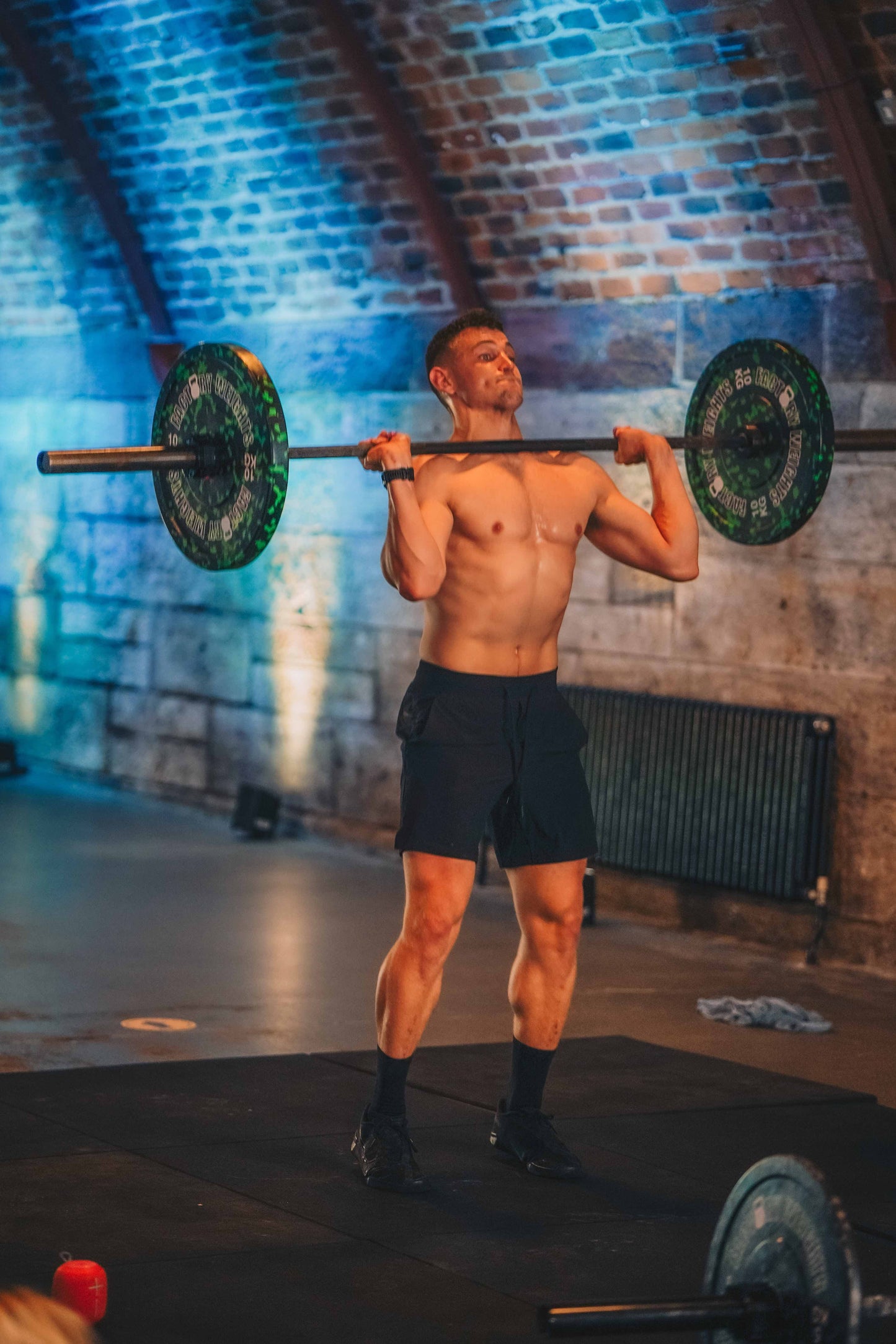 1m x 1m 15mm Rubber Gym Flooring