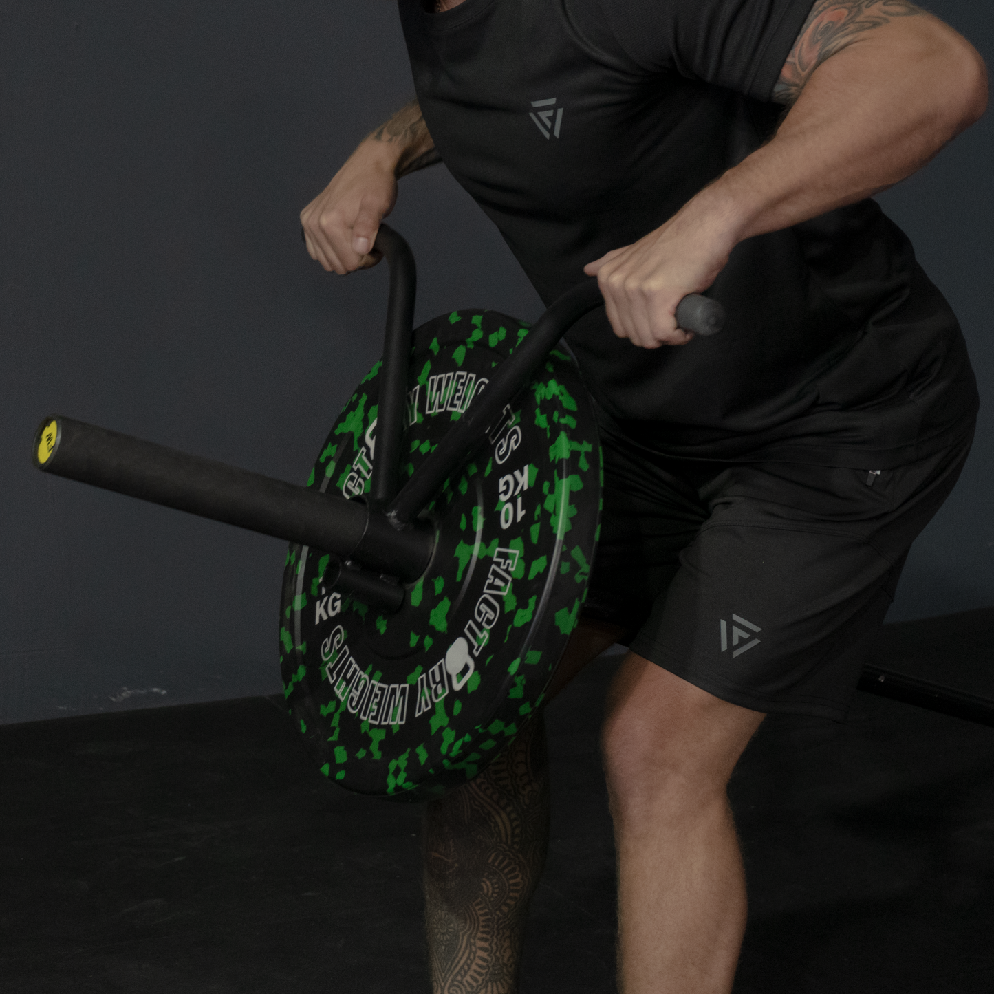 Straight Landmine Handle