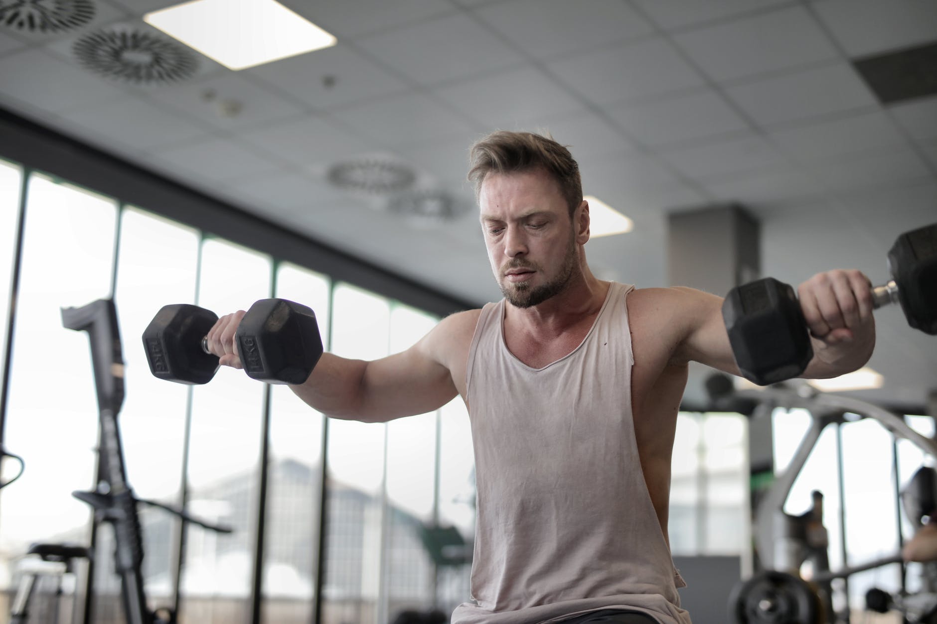 seated dumbbell exercises