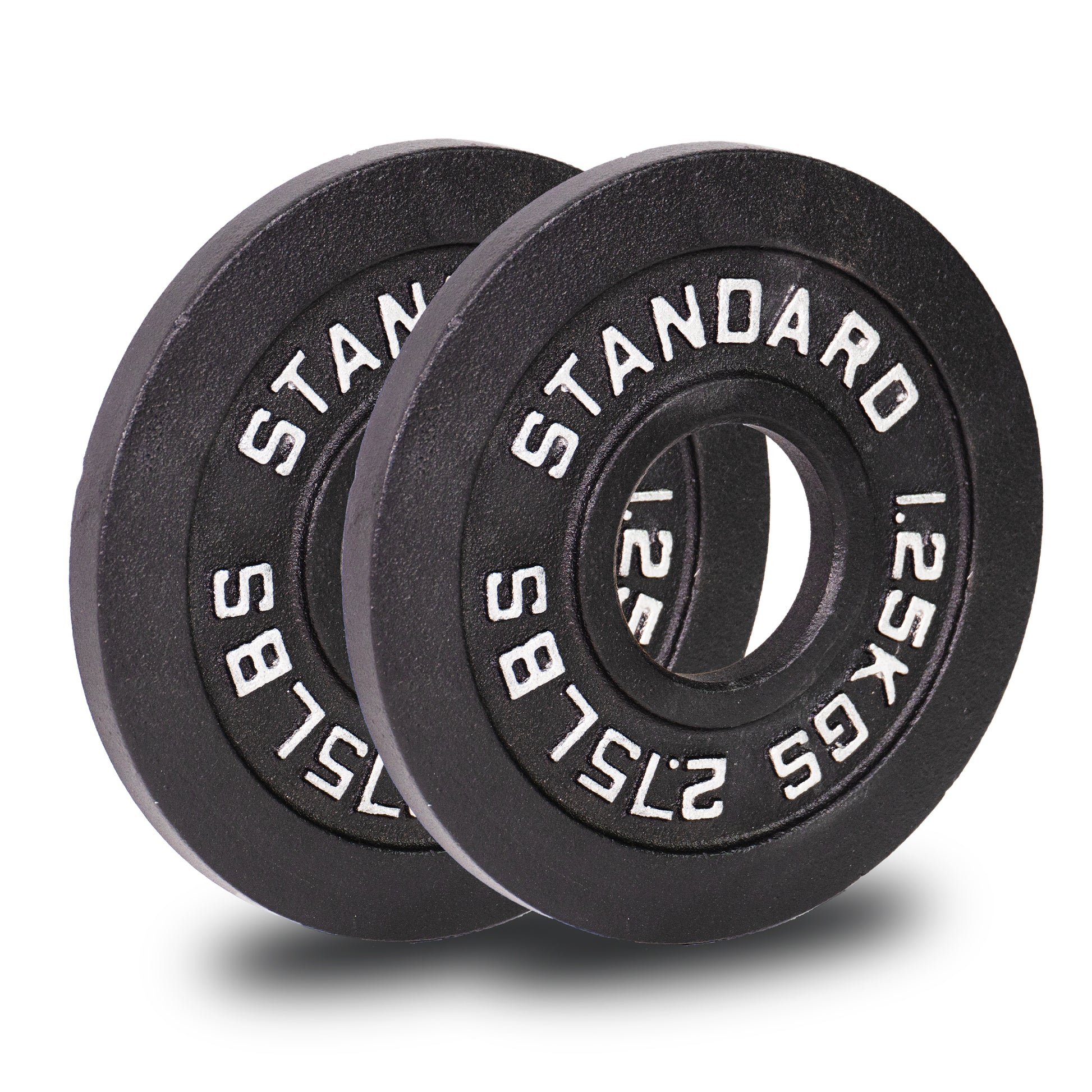 Cast Iron Weight Plates (Pair) 2 X 1.25KG 