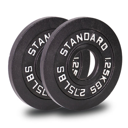 Cast Iron Weight Plates (Pair) 2 X 1.25KG 