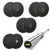 100kg Crumb Bumper Plate Set With 7ft Olympic Barbell
