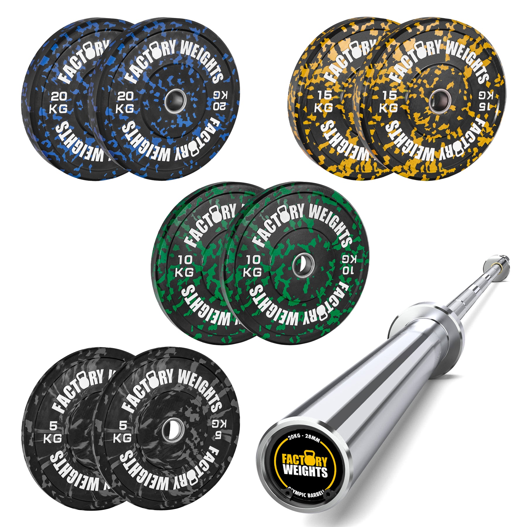 Barbell & Plate Sets for Strength Training Factory Weights