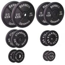 107.5kg Cast Iron Plate Set