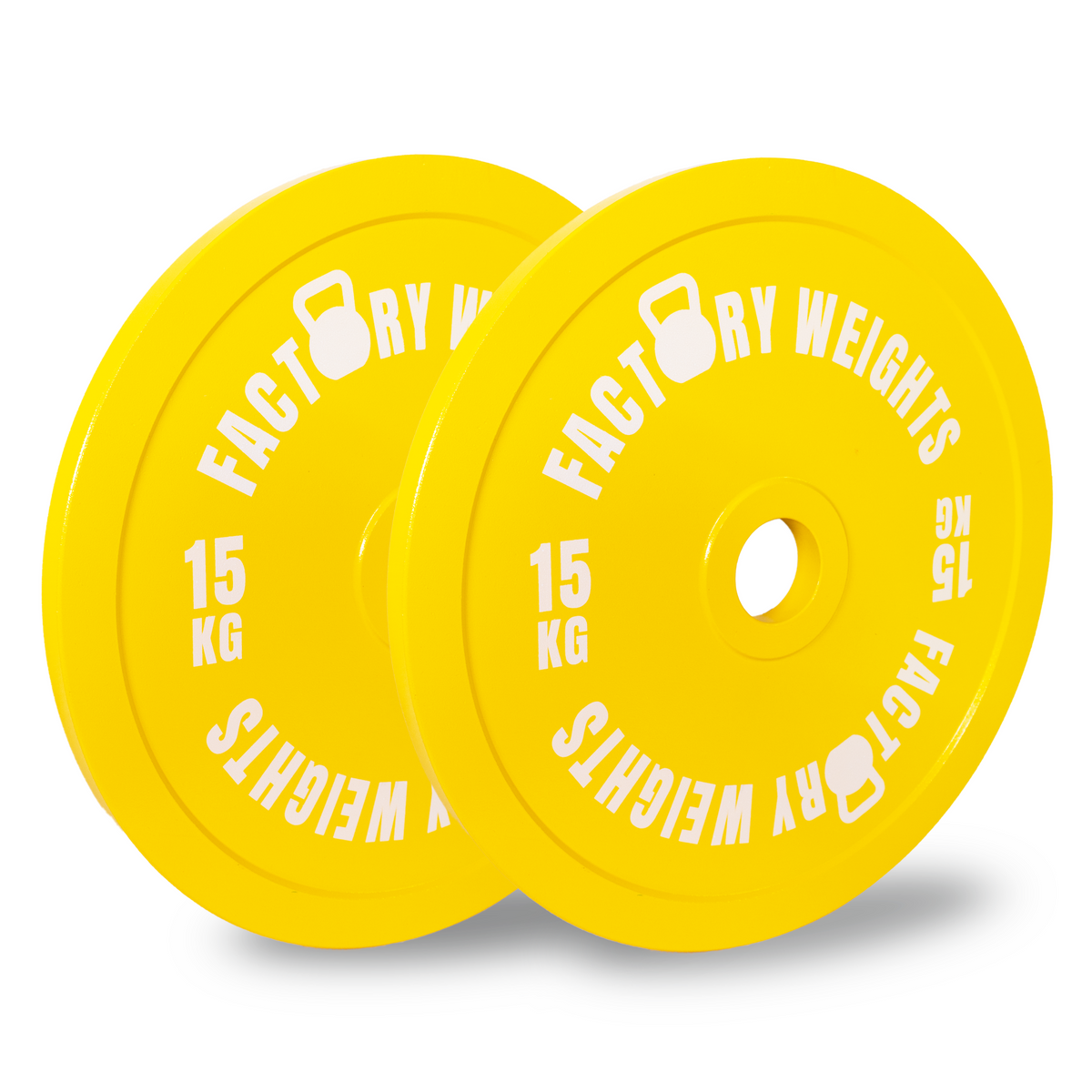 15kg Calibrated Plates 400mm x 21mm Factory Weights