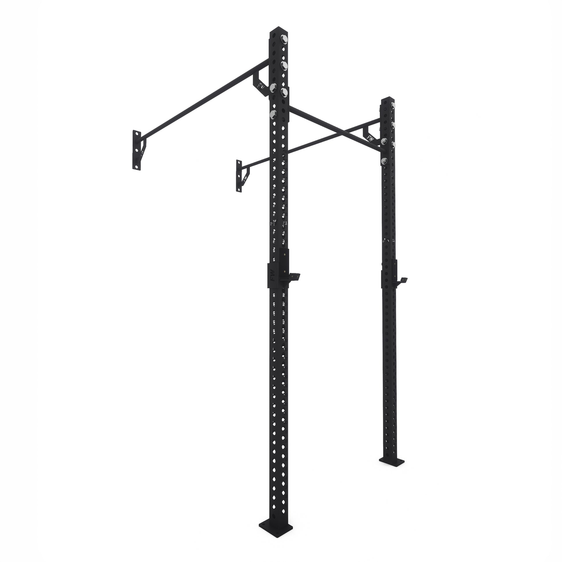 Pro Wall-Mounted Gym Rig 1 Bay Black 