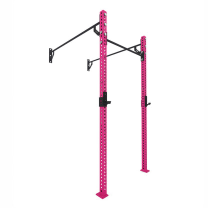 Pro Wall-Mounted Gym Rig 1 Bay Pink 