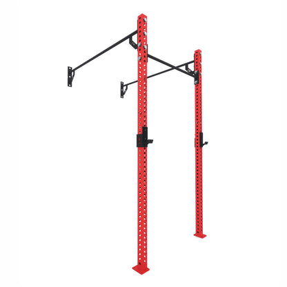 Pro Wall-Mounted Gym Rig 1 Bay Red 