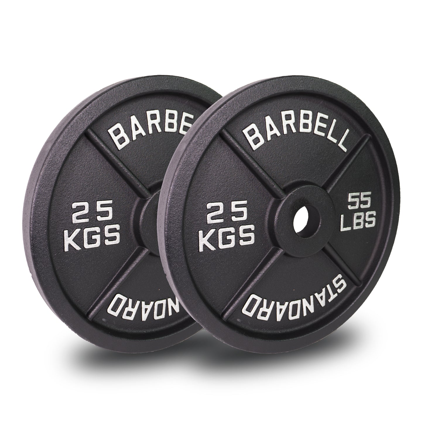Cast Iron Weight Plates (Pair) 2 X 25KG 