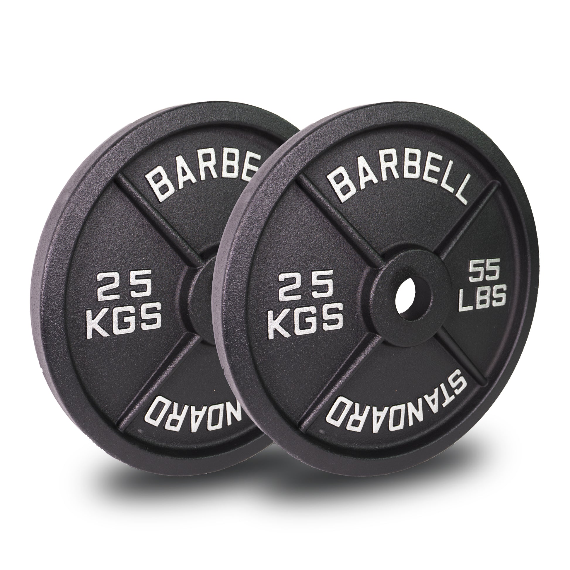 Cast Iron Weight Plates (Pair) 2 X 25KG 