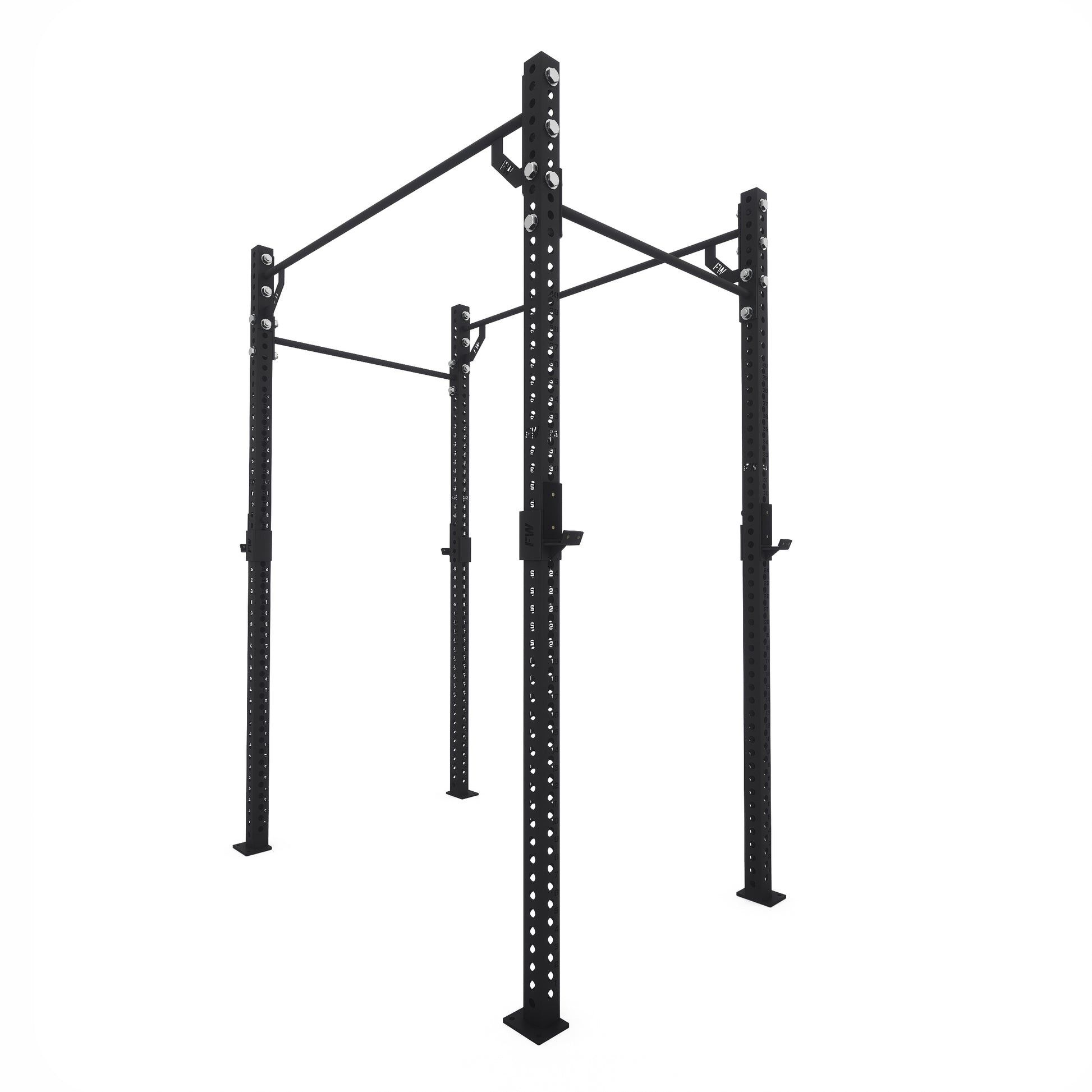 Pro Free Standing Gym Rig 2 Bay Black 