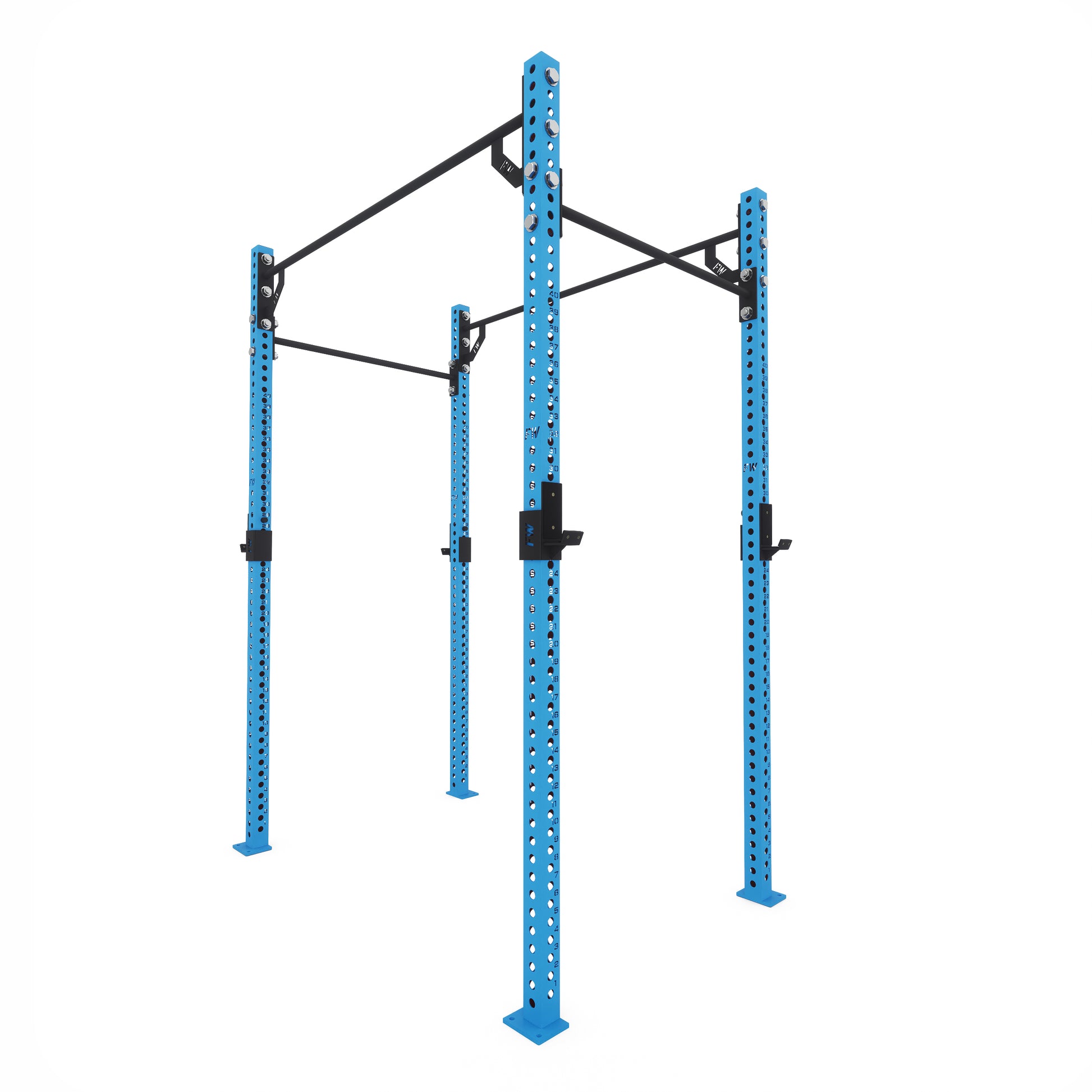 Pro Free Standing Gym Rig 2 Bay Blue 