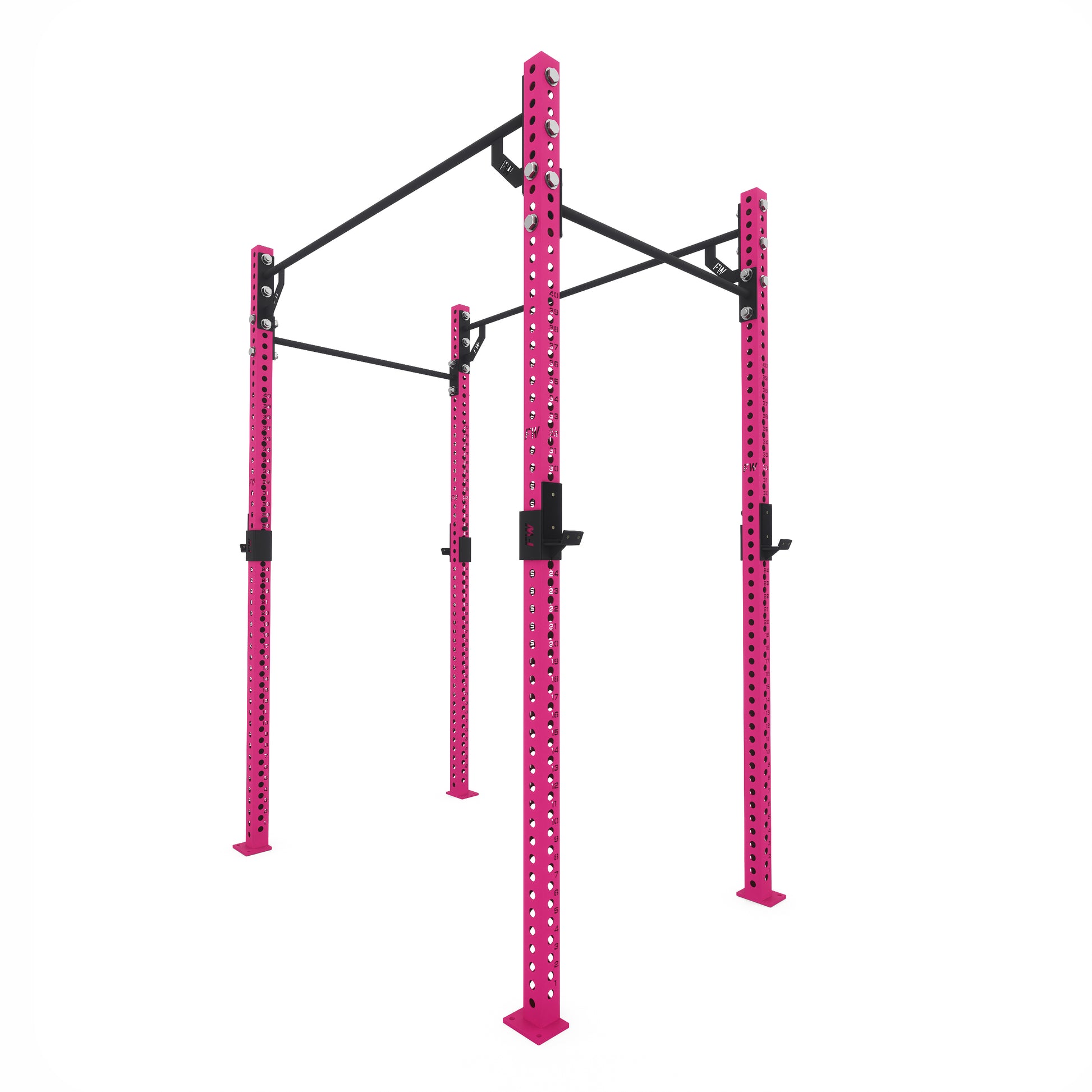 Pro Free Standing Gym Rig 2 Bay Pink 