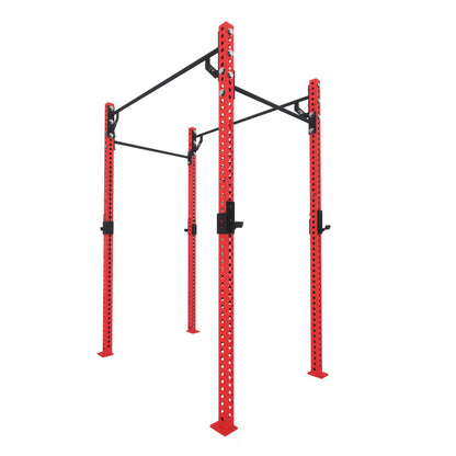 Pro Free Standing Gym Rig 2 Bay Red 