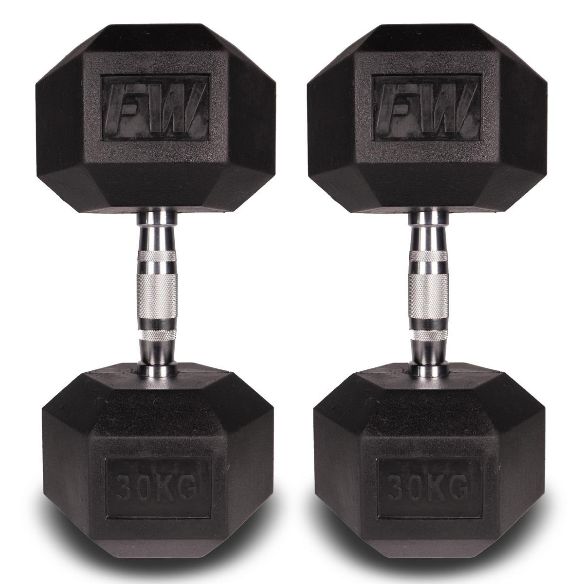 30 kg Dumbbells Pair Hexagonal Shape Factory Weights