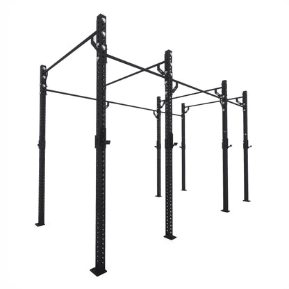 Pro Free Standing Gym Rig 4 Bay Black 