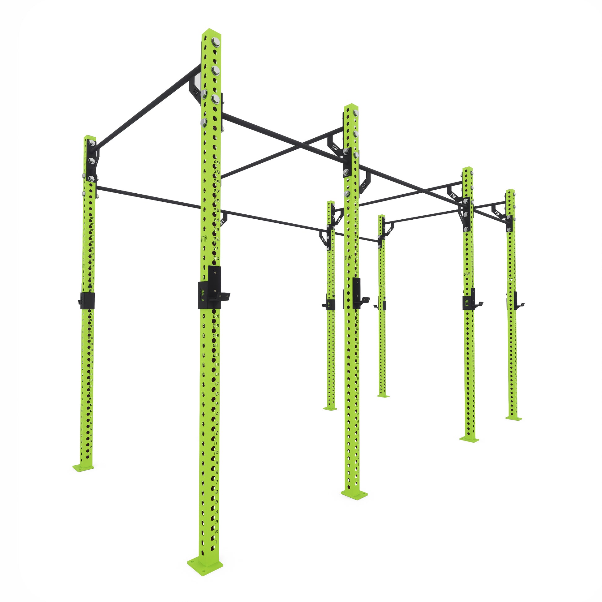 Pro Free Standing Gym Rig 4 Bay Green 
