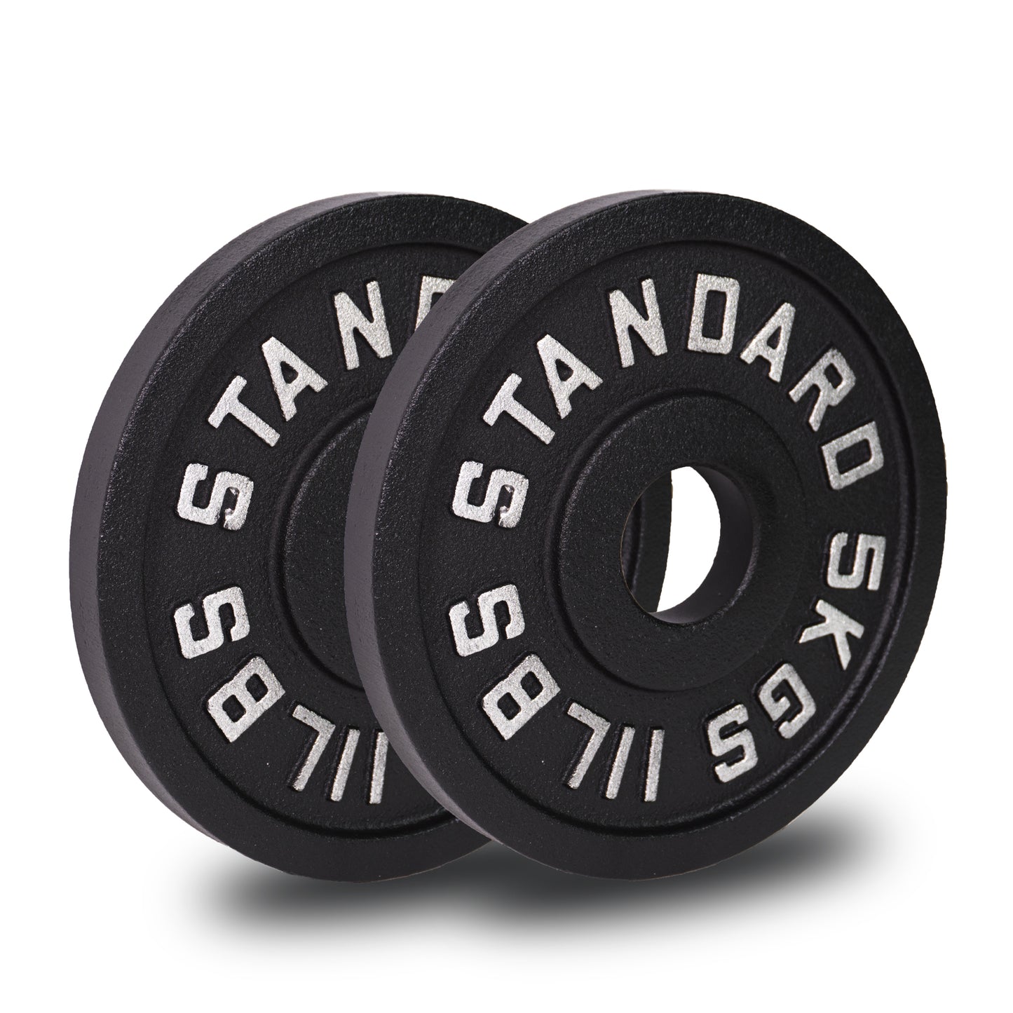 Cast Iron Weight Plates (Pair) 2 X 5KG 
